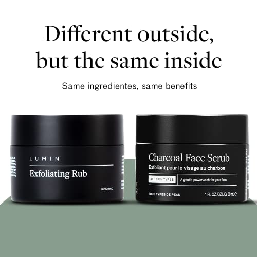 Lumin – Gesichtspeeling – Hautpflege für Männer – Aktivkohle-Gesichtspeeling reduziert Hautunreinheiten, fahle oder… - Image 7