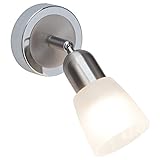 Farbe: eisen/chrom Brilliant Bethany Wandstrahler eisen/chrom/weiß-alabaster G55210/77