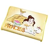 MORIPiLO 子供 枕 低め ディズニー 美女と野獣ベル ジュニアソフト低反発枕 ポット婦人とチップ イエロー 35x25x5cm 肌にやさしいマイクロ生地 洗える カバー付き グッズ キャラクター まくらのモリシタ