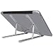 Produktbild Halter, Notebook-Ständer Verstellbarer Laptop-Ständer, N3-Halterung Computer Notebook-Halter mit Rutschfester Silikonunterlage (Silber)