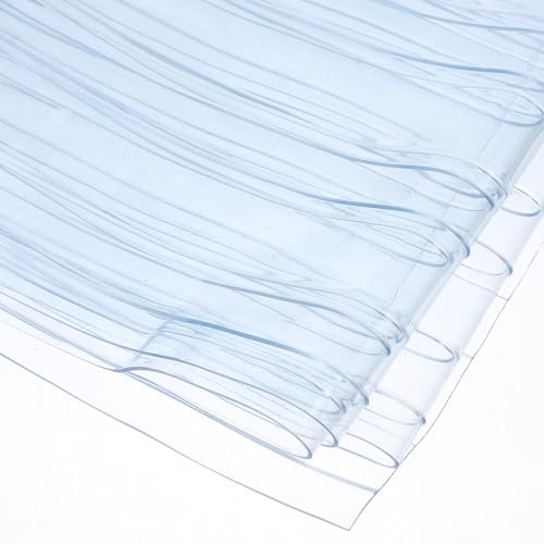 Rideau de porte pour chien en lanières transparentes PVC et rabat isolant pour niche extérieure - 4