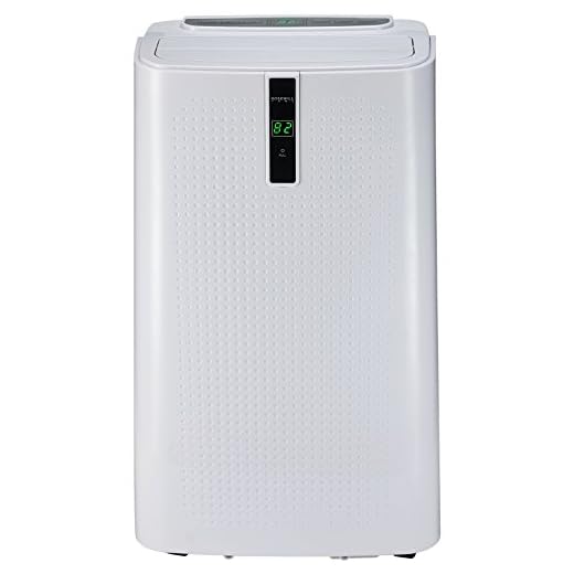 Rosewill Portable Air Conditioner 12000 BTU AC Fan Dehumidifier & Heater, 4-in-1 Cool/Fan/Dry/Heat w/Remote Control, Quiet Energy Efficient Self Evaporation Unit for Single Room Use, RHPA-18003