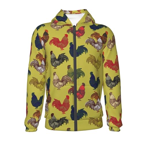 Calendar Kid Hoodies Boys Zip Up Sweatshirts Girls Pullover with Pocket2