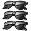 B01-(3 Pack) Black Frame Black Lens B01-(3 Pack) Black Frame Black Lens