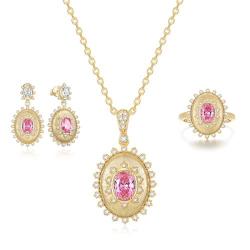 FANCIME Vintage Pink Tourmaline...