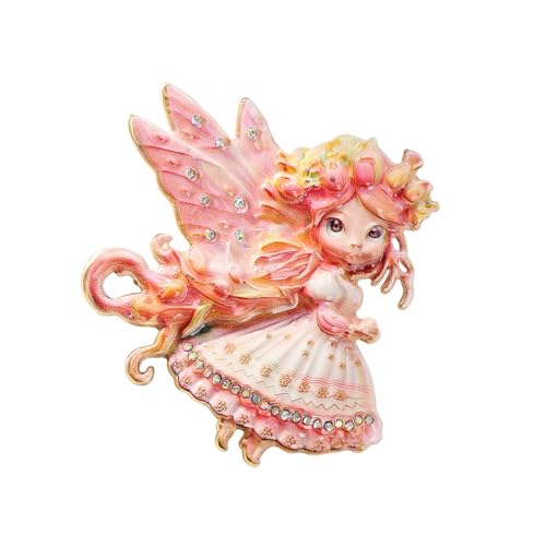 Flower Girl Brooch Zincs Alloy Lightweight Lapel Pin for Comfortable Wear Ideal Parties Weddings Daily Fashion Accessory Flower 