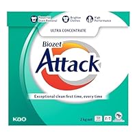Biozet Attack Regular Laundry Powder Detergent, 2 kilograms