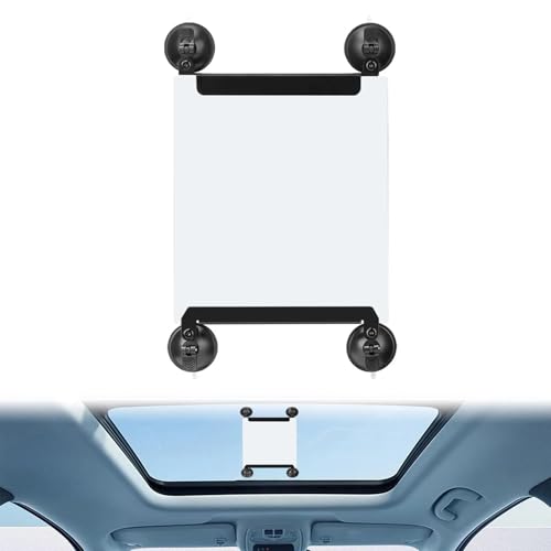 YEZMEK Supporto per auto Starlink Mini – Supporto a ventosa con custodia protettiva Starlink per auto, camper, barca, camion, montaggio sul tetto apribile