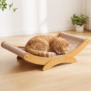 Cat Scratcher Bed for Indoor Cats, 23.6″ Large Sisal Cat Scratching Board