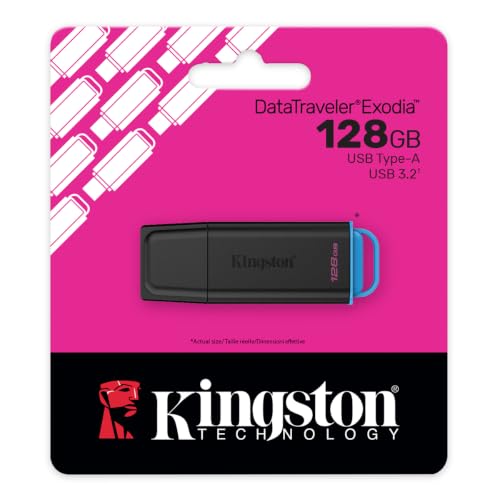 Image of Kingston DataTraveler Exodia 128GB | USB 3.2 Gen 1 | Pendrive | 5Y Warranty | DTXG2 /128GB
