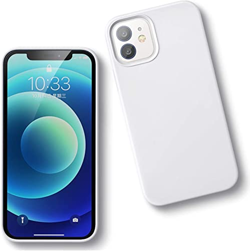 Coque iPhone 12 en silicone liquide silicone de protection ultra fine