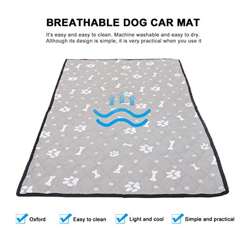 Balacoo Pets Protetor de capa de assento traseiro para cães Respirável À Prova de Arranhões Rede par