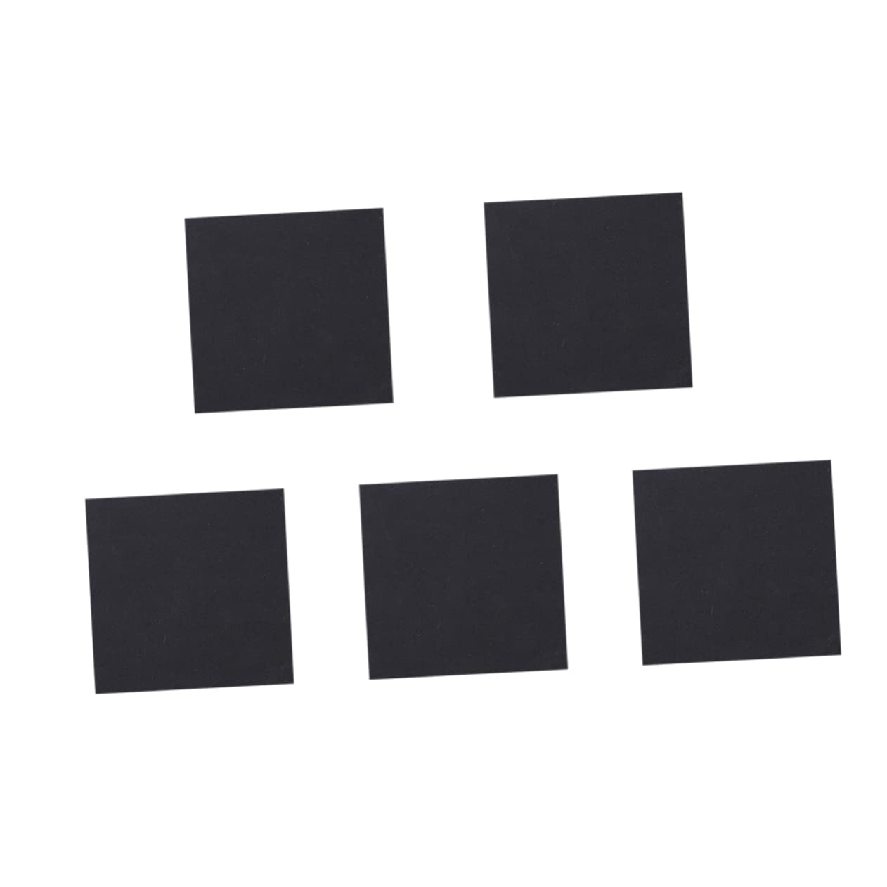 Beatifufu 5 Pcs Vibration Isolation Pads 150x150x5mm Soundproofing Mats Strong Adhesive Waterproof for Electronics Cars