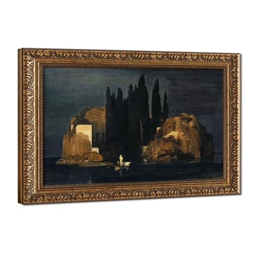 Toile The Isle of the Dead Arnold Böcklin pour une ambiance de bureau inspirante