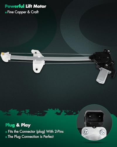 Image of SCITOO Power Window Regulator w /Motor for Honda Accord 2013-2017