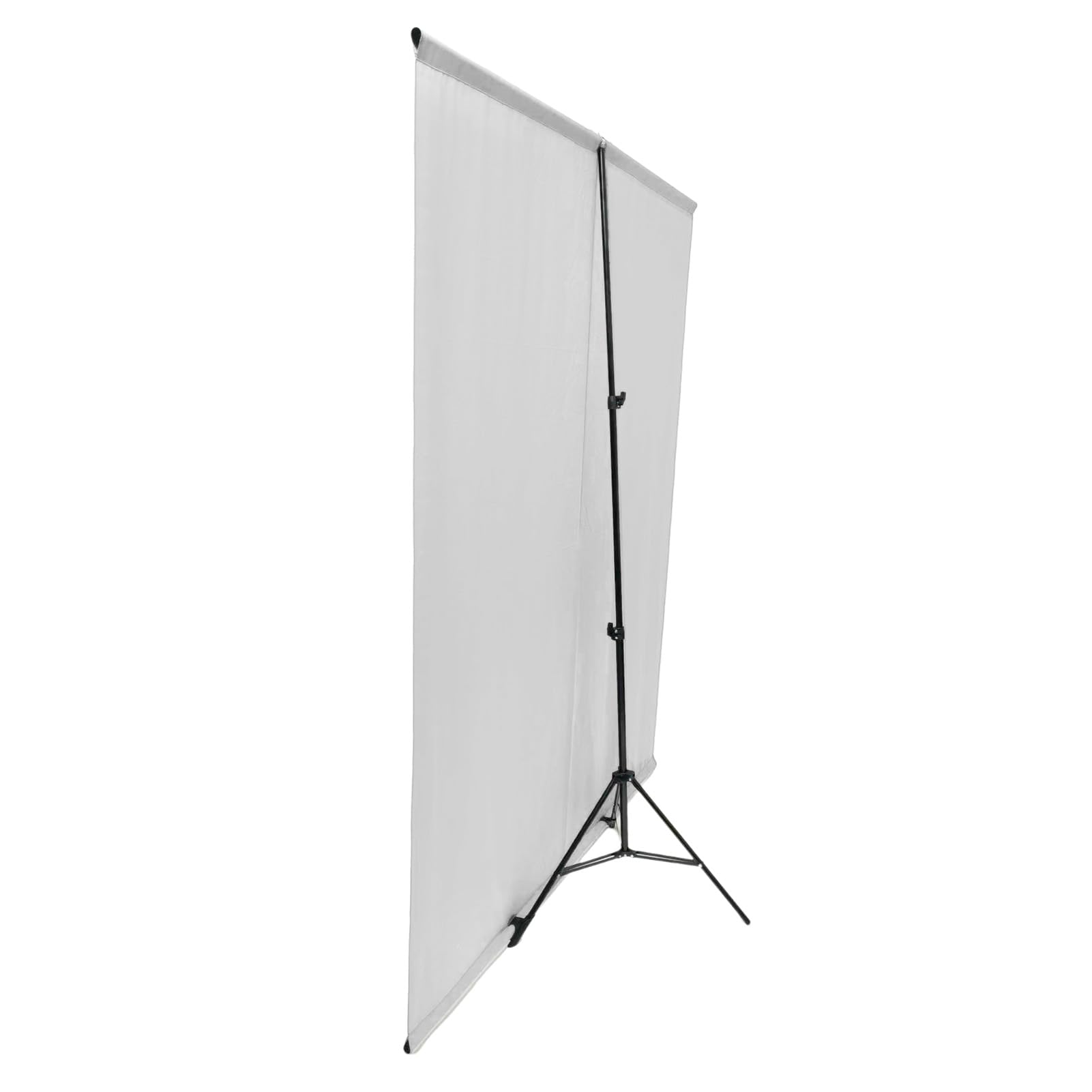Kit di Sfondo Fotografico con Supporto per Schermo Verde, Pieghevole, Stabile, a Forma di T, Regolabile per Uso Esterno (Bianca)