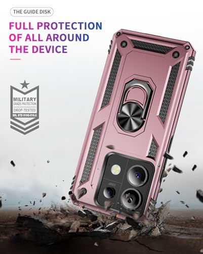 Coque rigide robuste Xiaomi Redmi Note 13 Pro 5G antichoc rose - 4