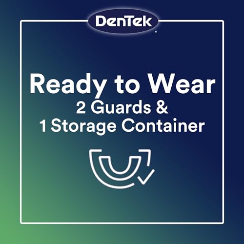 dentek comfort-fit dental guard for nighttime teeth grinding comfort-fit guard 2 countpack of 1