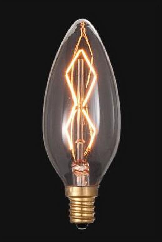 B&P Lamp® Vintage Style Torpedo Bulb - Diamond Filament