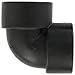 Banjo EL150-90 Polypropylene Pipe Fitting, 90 Degree Elbow, Schedule 80, 1-1/2