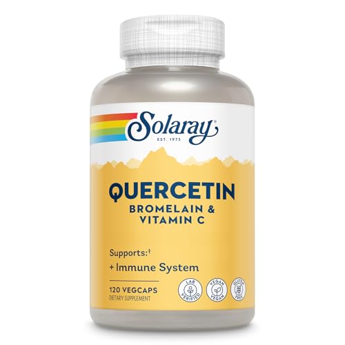 SOLARAY Quercetin Bromelain & Vitamin C 120 VegCaps