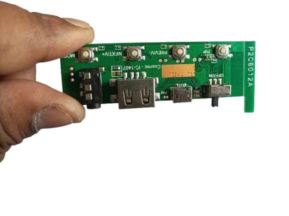 Rashri; One for All – Universal Multimedia Control Panel PCB | USB, AUX, TF Card, Mode & Music Control | DIY Speaker & Power Bank Projects | Model P26012A