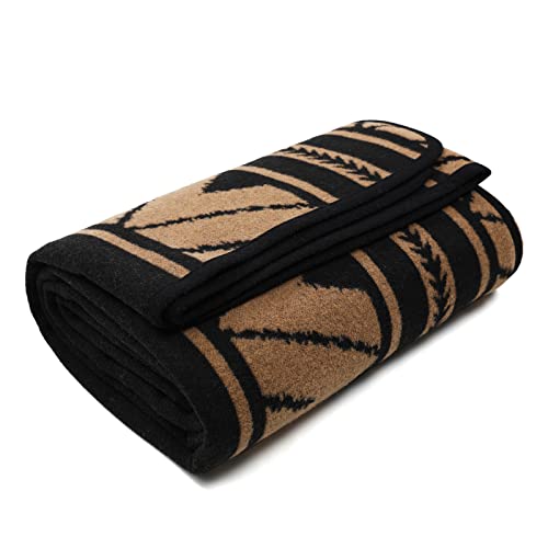 ACUSHLA Manta de Lana Merino para Camping, Suave, cálida, Gruesa, Lavable, Grande, para Exteriores, Camping, Viajes, Todo Tipo de Clima, Color Caqui Sierra, 200 x 160 cm