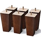 AORYVIC 6 inch Furniture Legs Set of 6 Couch Legs Mid-Century Modern Replacement Sofa Legs for Secti