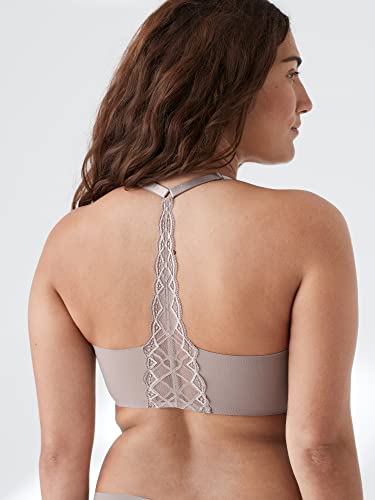 Image of True & Co Women's True Body Triangle Lace Racerback Bra