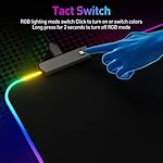 RGB Mousepad Led Mouse Pad, Large Mouse Pad,Led and Big Mouse mat - Image 4