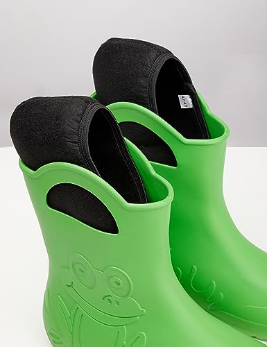 Ladeheid Stiefelsocken Innenschuh Wärmende Socken für Regenstiefel LA40-250 (Schwarz, 42/43 EU)