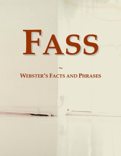 Preisvergleich Produktbild Fass: Webster's Facts and Phrases