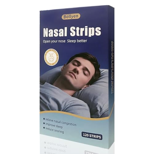 120 x Snoring Bands, Improves Breathing, Sleep Aid Nasal Strips, Reduces Snoring, Helps You Breathe Better, for Sports and Sleep, Improve Sleep Quality 120 x Snoring Bands, Improves Breathing, Sleep Aid Nasal Strips, Reduces Snoring, Helps You Breathe Better, for Sports and Sleep, Improve Sleep Quality