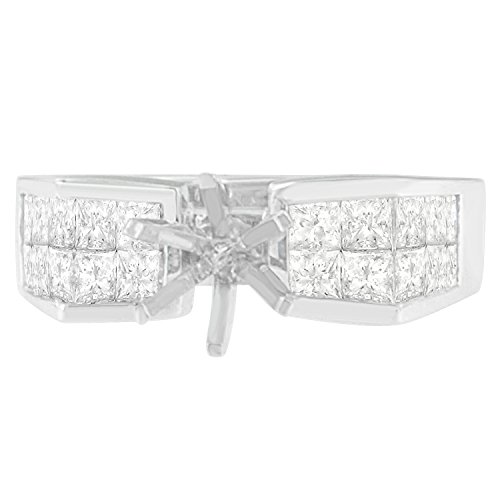 Original Classics 14K White Gold Princess Cut Diamond Ring (3.14 cttw, H-I Color, SI1-SI2 Clarity)