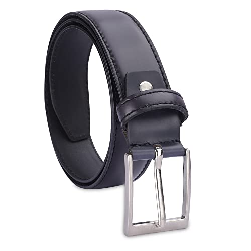 Image of THE CLOWNFISH Men's Genuine Leather Belt with Textured /Embossed Design