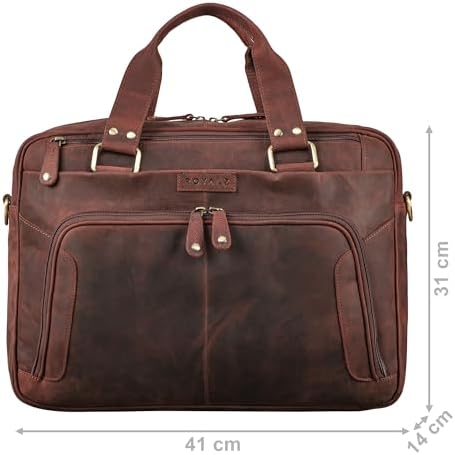 STILORD Anton Aktetas Heren Leer Schoudertas Groot Vintage met Laptopvak 15,6 inch Lederen Tas Laptoptas Business Tassen Echt Leder Kleur:middel - bruin STILORD Anton Aktetas Heren Leer Schoudertas Groot Vintage met Laptopvak 15,6 inch Lederen Tas Laptoptas Business Tassen Echt Leder Kleur:middel - bruin