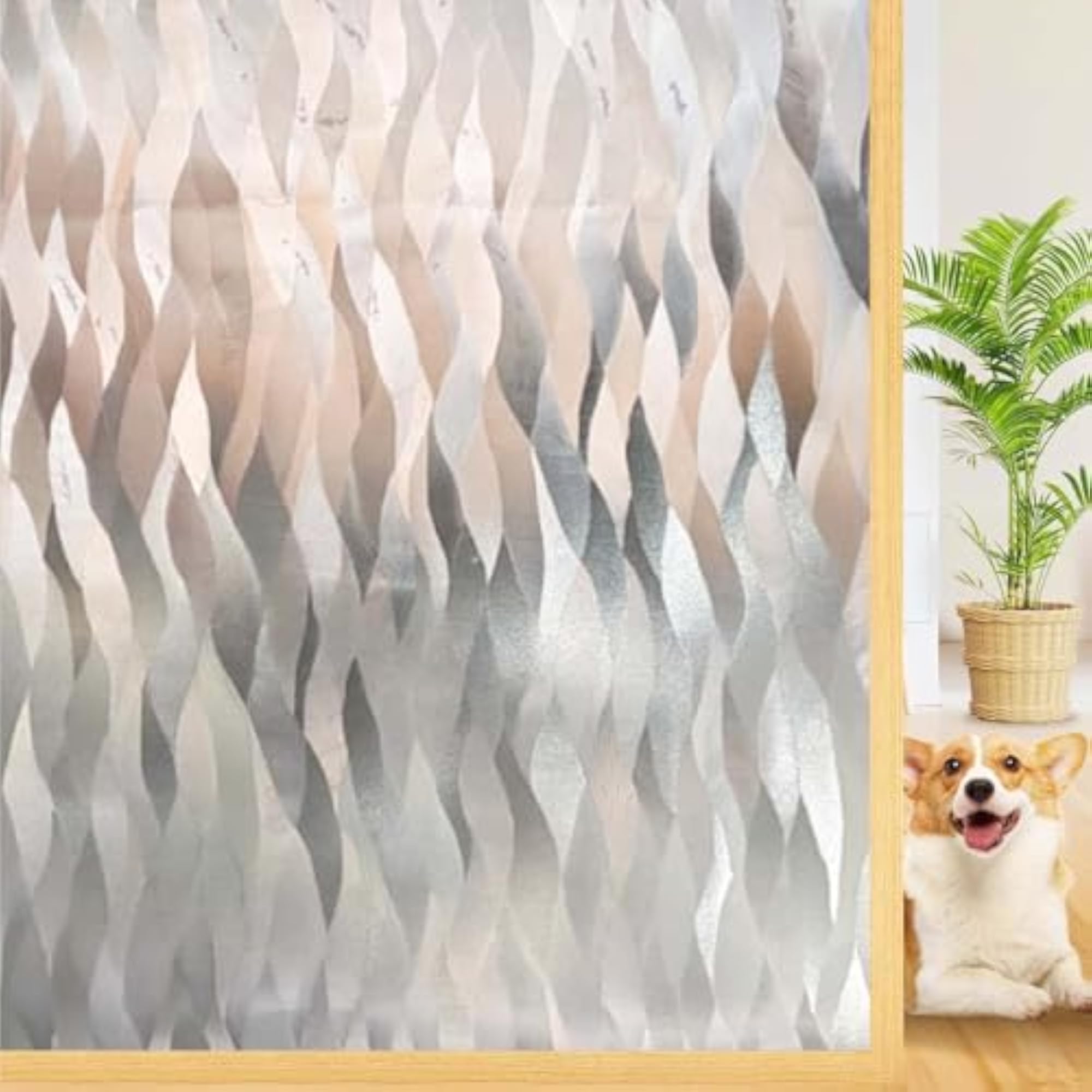 Decorative Stained Glass Window Film, Sun Blocking