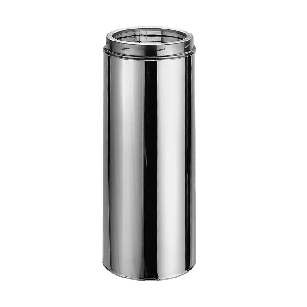 DuraTech 9508 - Tubo per canna fumaria in acciaio inox, 17,8 x 22,9 cm