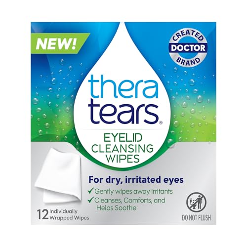 Image of TheraTears Eyelid Cleansing Wipes, Individually Wrapped, 12 Ct