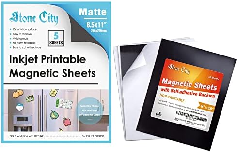 Towjug Printable Magnetic Sheets - 8.5x11 Inches, 25 Sheets, 12mil Thick Glossy For Inkjet Printers - View #7