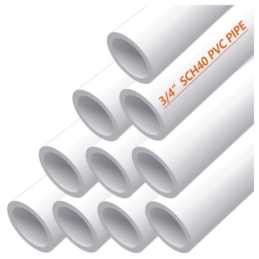 High-Quality 3/4 Inch PVC Pipe 10-Pack