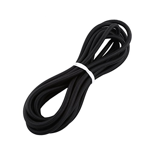 Walfront 5mm Elastic Stretch Bungee Rope Down Stretch Rope Shock Cord Tie for DIY Craft Making 10m