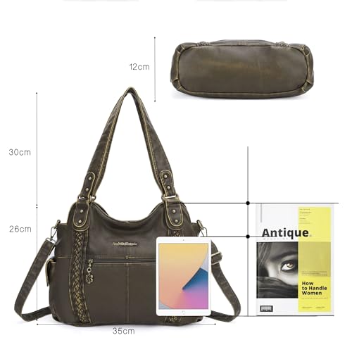 Image of Angel Barcelo Purses for Women Soft PU Leather Shoulder Bag Crossbody Purse and Handbags