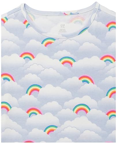 GAP Girls' Short Sleeve Long John Pajamas3