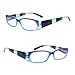SIGVAN 5 Pack Spring Hinge Reading Glasses Rectangular Fashion Quality Readers for Men and Women (Multicolour 1, 2.50, x)