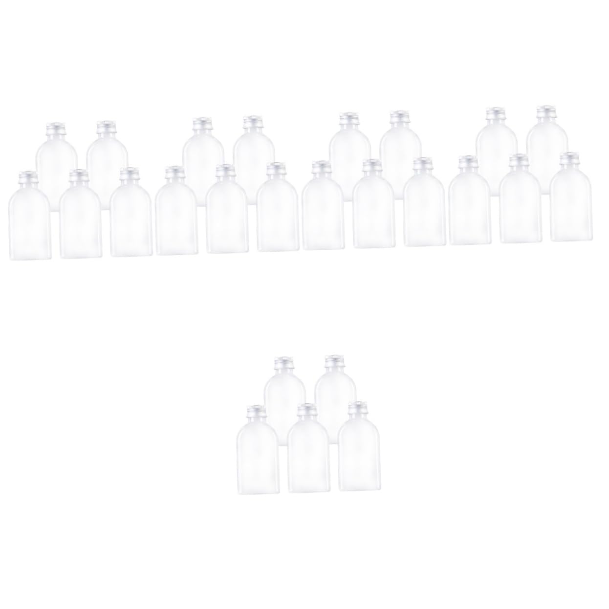 25 Stück Trinkflaschen, Squeeze-Lotion-Flaschen, Badecreme-Flaschen, Wasserflaschen zur Aufbewahrung, sensorische Flaschen, 8 Unzen Wasserflaschen, Lotionsbehälter, Kosmetikflaschen, Einwegartikel, Th