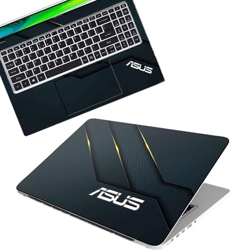 Inkykart DSGN 156 Full Body Laptop Skin Bubble-Free| Laminated| Removable| HD Quality Sticker for Laptops Upto 15.6 Inches Compatible with Asus