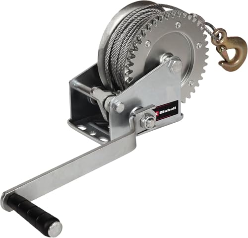 Einhell Treuil manuel TC-WI 800 (capacité de charge maximale de 800 kg, câble de 20 mètres)