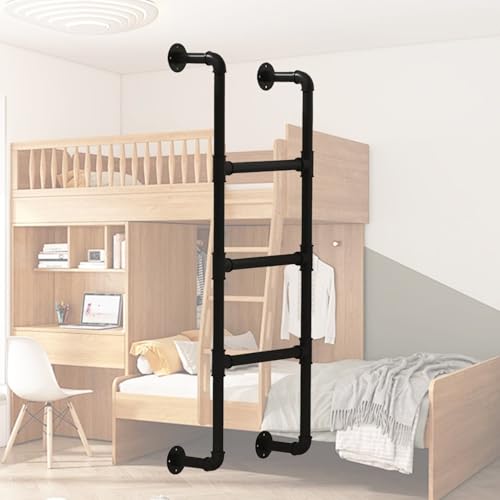 Échelle d'escalade en métal robuste pour lit superposé d'enfant et loft - 2