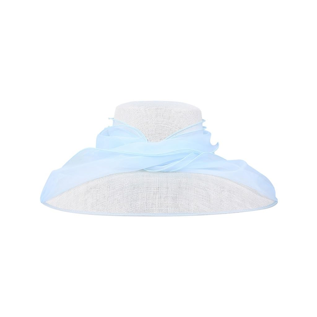 Chapeau boule en gaze pour mariage et soirées chic élégante pince à cheveux